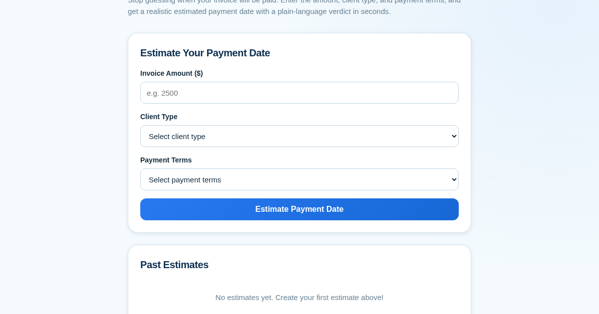 When Will This Invoice Actually Be Paid?